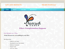 Tablet Screenshot of heartpathcoach.com